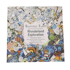 Yingwei Coloring Book Enchanted Forest 24 Pages English Daftar Source LALANG Secret Garden Wonderland Exploration Painting Edition