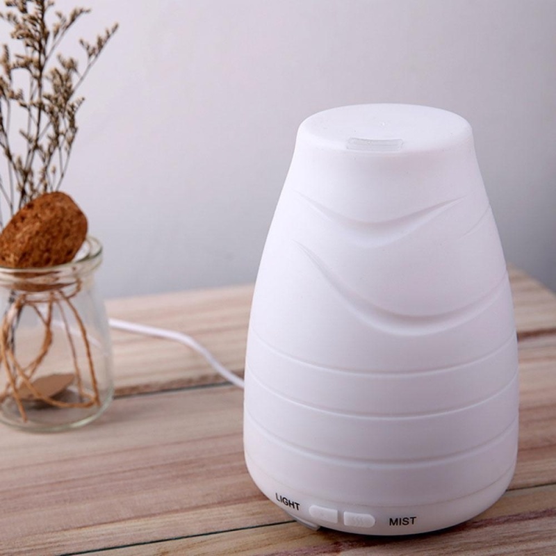 fehiba 100ml Essential Oil Diffuser,Portable Ultrasonic Aroma Cool Mist Air Humidifier Purifiers With 7 Color LED Lights Changing For Home Office - intl Singapore