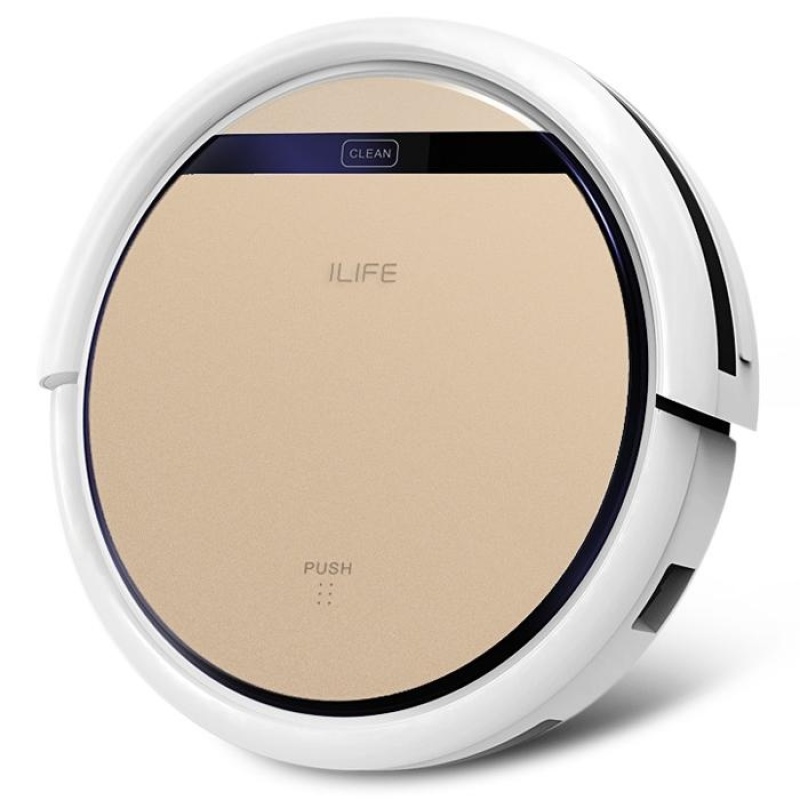 ILIFE V5S Pro Intelligent Robotic Vacuum Cleaner Cordless Dry Wet Sweeping Cleaning Machine (US PLUG) (Gold) - intl Singapore