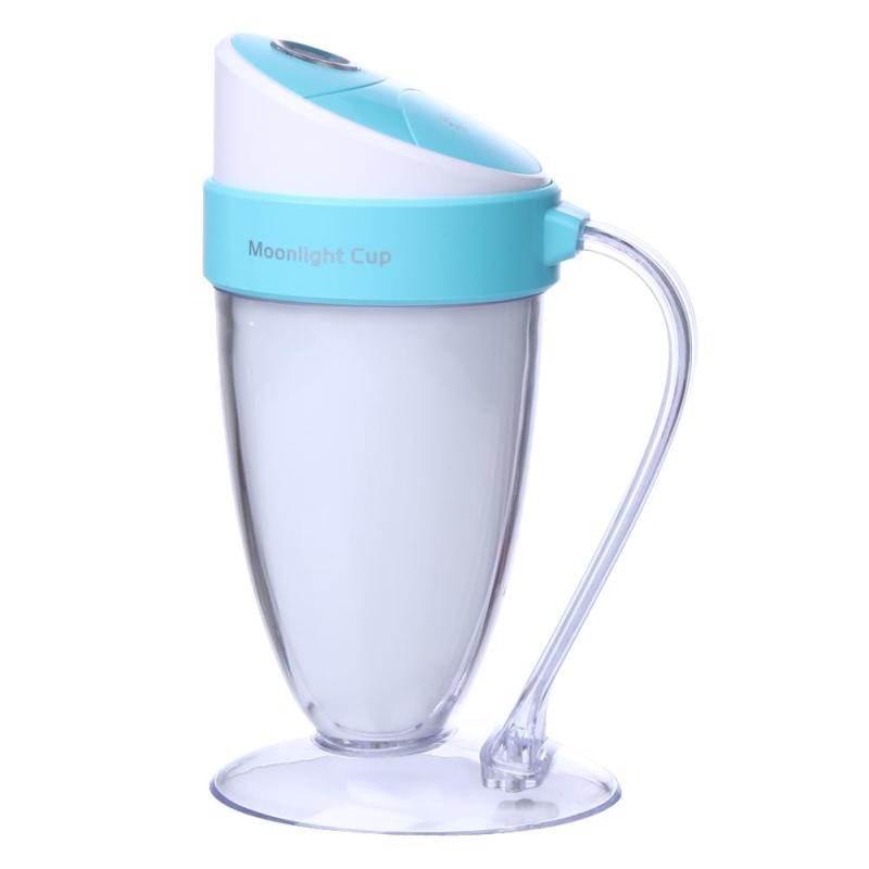Moonlight Cup Water Cup Humidifier Colorful Car Home Humidifier(Blue) - intl Singapore