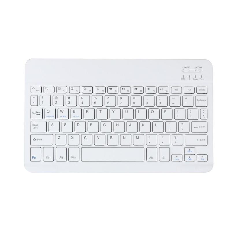 Aluminum Ultra Slim Wireless Bluetooth Keyboard For Apple iPad Mac PC Macbook - intl Singapore