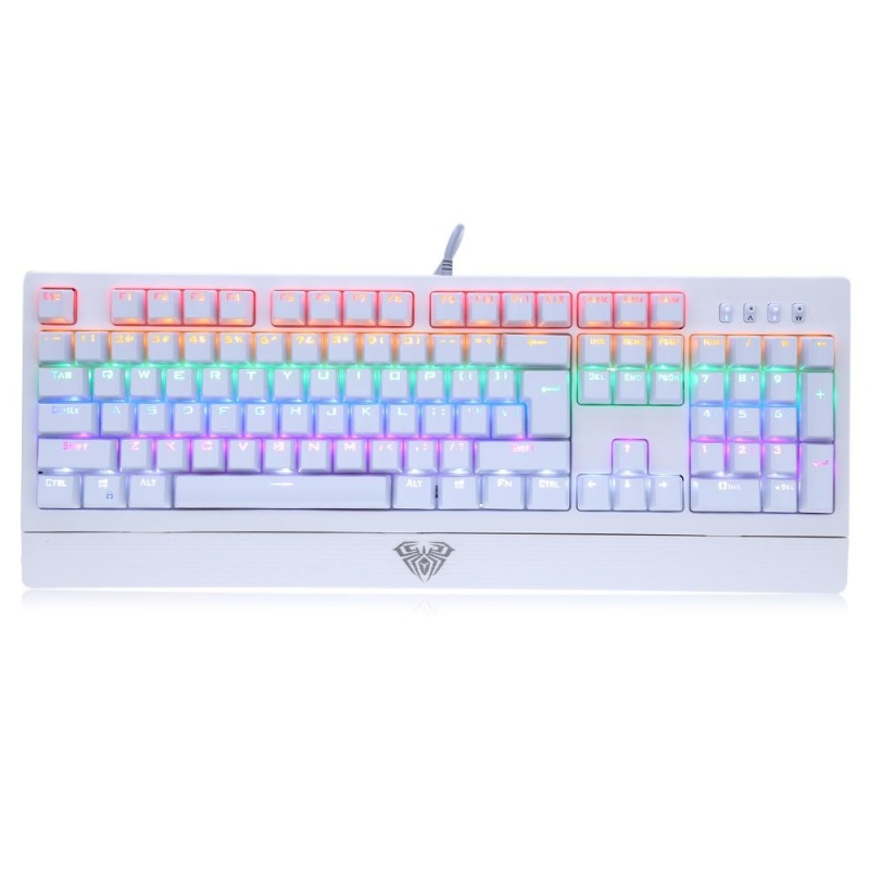 AULA Professional USB Wired Gaming Mechanical Keyboard with Colorful Backlight - intl Singapore