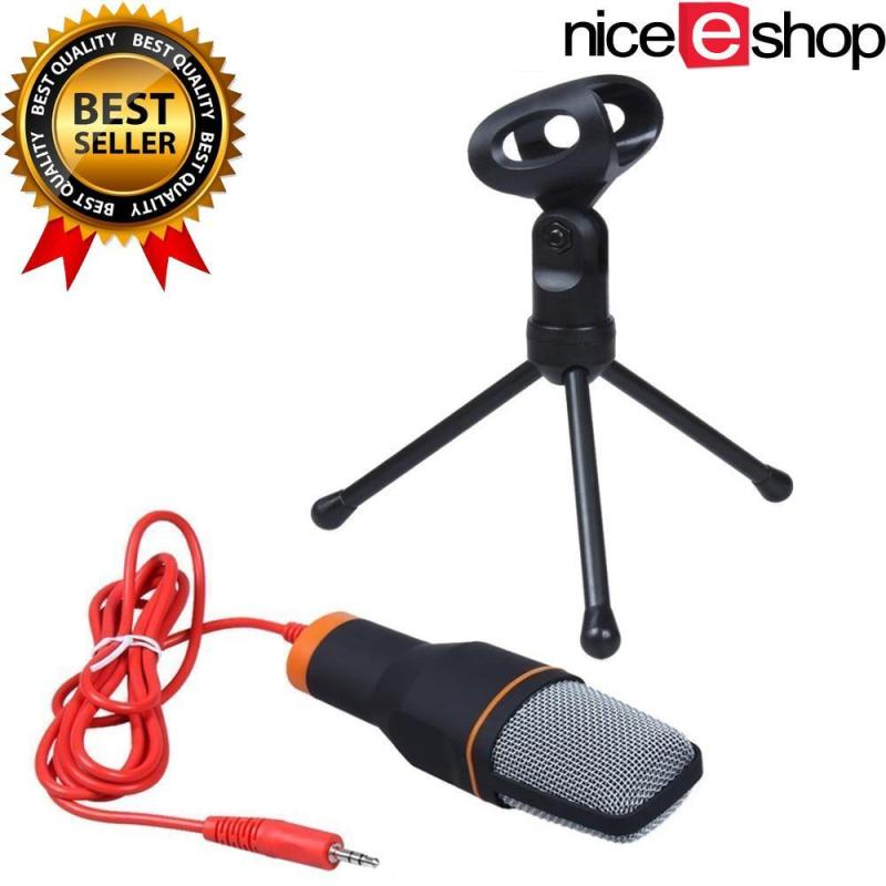 niceEshop Professional Condenser Podcast Studio Sound Recording Microphone for PC Laptop (Black) Singapore
