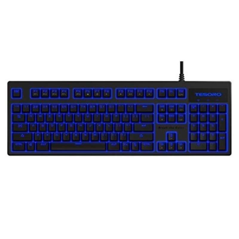 Tesoro Blue Mechanical Switch Blue LED Backlit Illuminated Mechanical Gaming Keyboard ) - intl Singapore