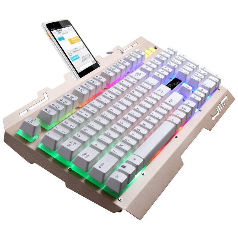 Wired Laptops PC Luminescent Backlit Gaming Keyboard - intl Singapore