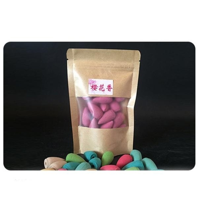 20Pcs/Bag Tower Bullet Backflow Incense Home Bedroom Fragrances Hollow Cones - intl
