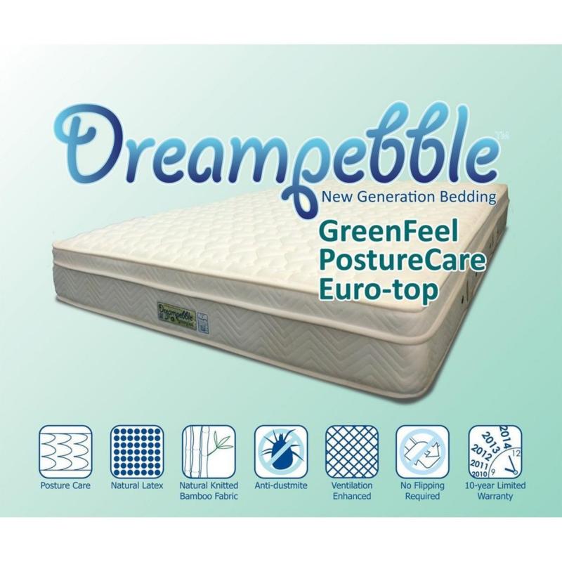 Dreampebble Greenfeel PostureCare Eurotop Spring Mattress