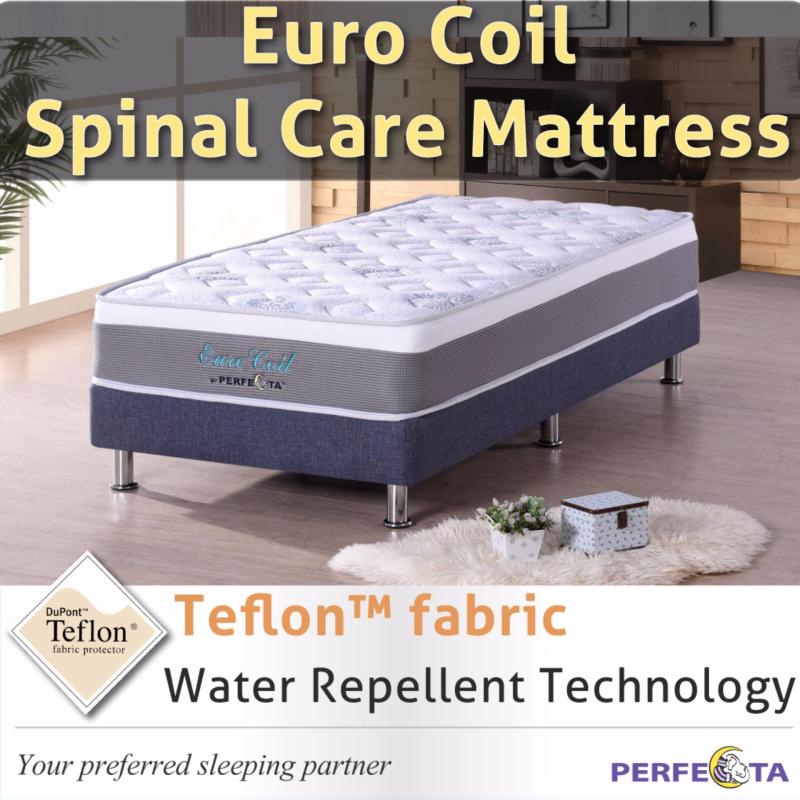 Single size*Euro Coil Spinal Care Mattress * with Teflon fabric * water repellent technology