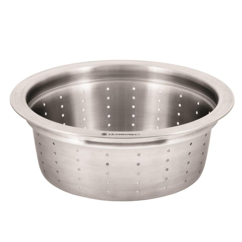 Le Creuset Stainless Steel Steamer Insert 26cm Accessory Singapore
