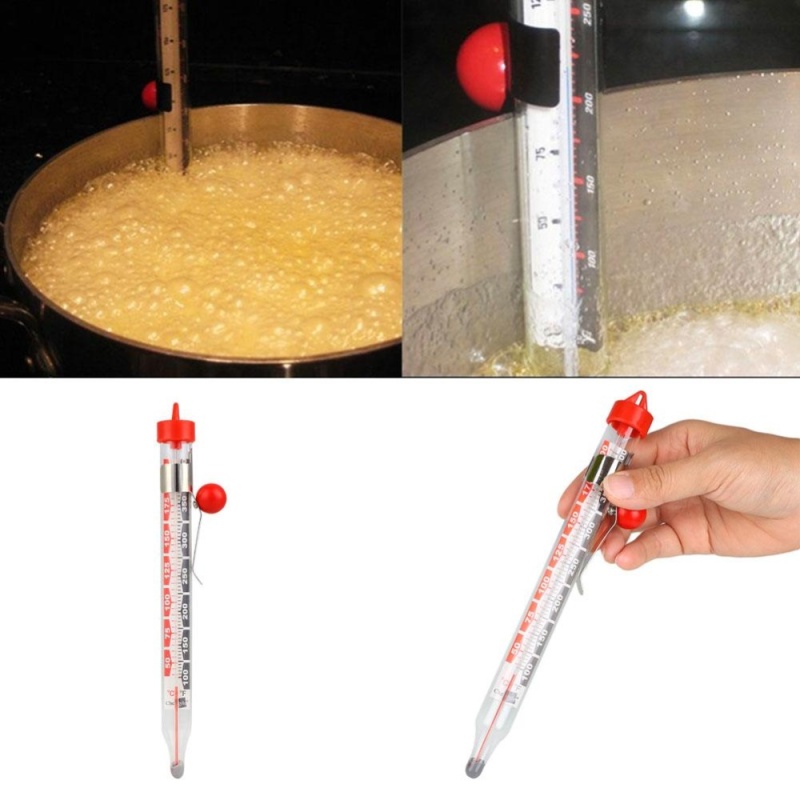 New Candy Tempered Kitchen Food Thermometer Sugar Cooking Temperature Gauges - intl
