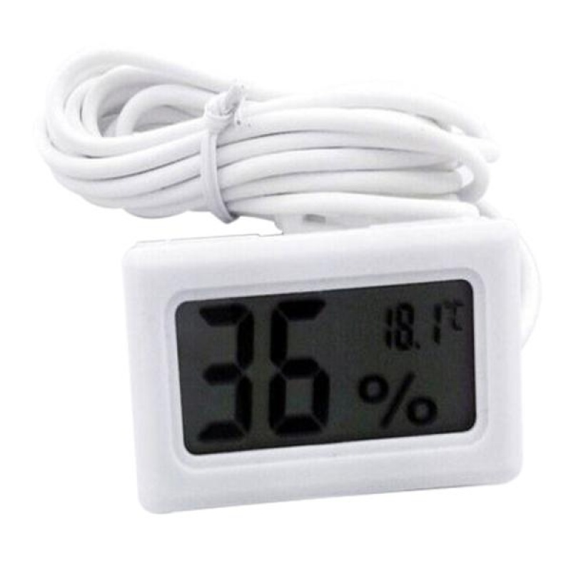 New LCD Digital Thermometer Hygrometer for Incubator Poultry Reptile Greenhouse - intl