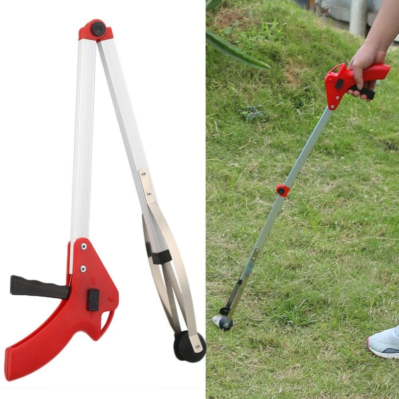 Trash Tools Foldable Hand Helper Long Arm Gargen Kitchen Pick Up Garbage - intl