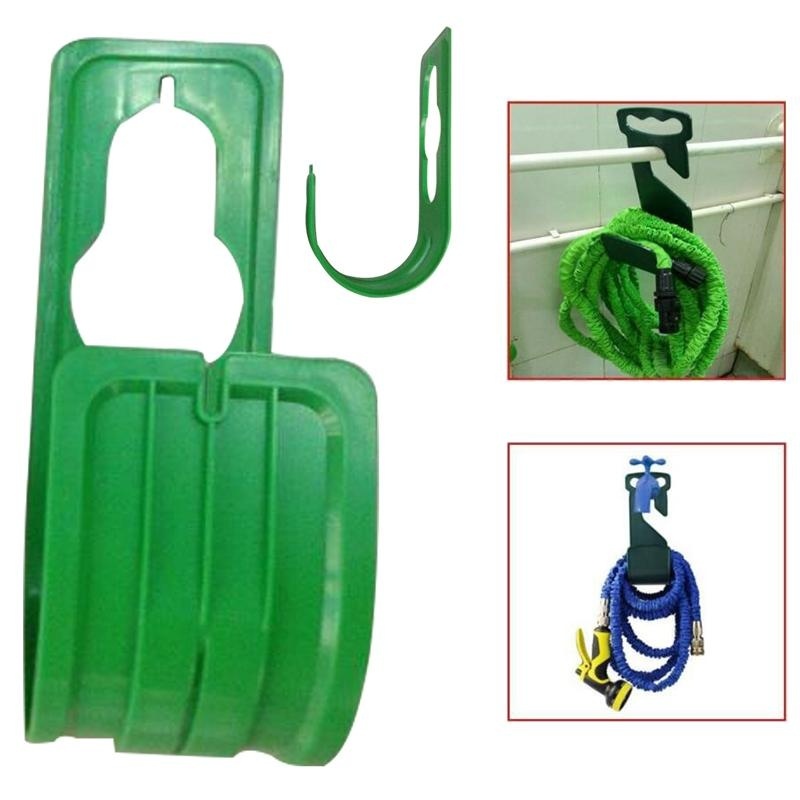 Wall Mounted Expanding Flexible Hose Pipe Holder Garden Hosepipe Hanger Supply - intl