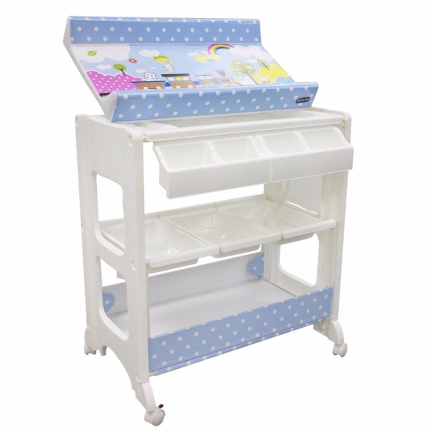 Graco Bath Tub With Stand Lazada Singapore Lucky Baby Besto Bath And Changing Station Blue