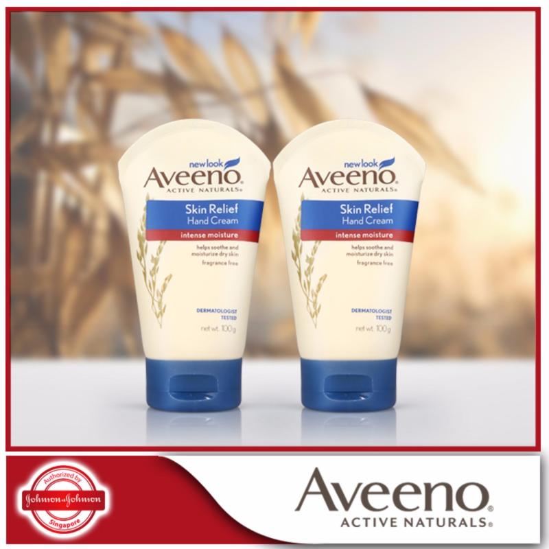 Buy Aveeno Hand Cream Skin Relief 100g x 2 pcs Singapore