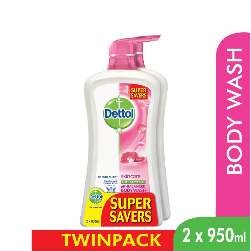 Buy Dettol Body Wash Skincare P&P 950Ml x 2 Singapore