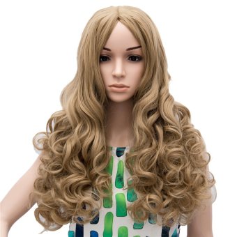 ... Long Curly Loose Full Hair Wig (Brown) (EXPORT) Lazada Singapore