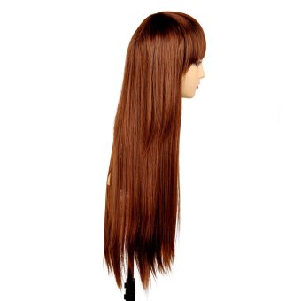 ... Heat Resistant Fiber Style: Straight Fashion Wig length: 65cm (+/-5cm
