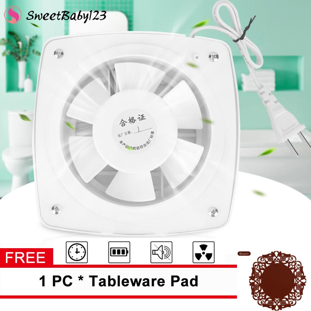 Free Gift 12w 220v Home Bathroom Kitchen Window Wall Mount Air Vent Free Gift 12w 220v Home Bathroom Kitchen Window Wall Mount Air Vent Ventilation Exhaust Fan Intl Singapore