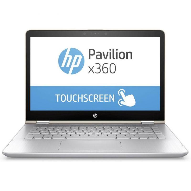 HP 14-BA110TX 2SM07PA Pavilion Notebook 14INCH FHD TOUCH (Intel i7-8550U, 8GB RAM, 512SSD GT940 W 4GB DDR3) (Gold)