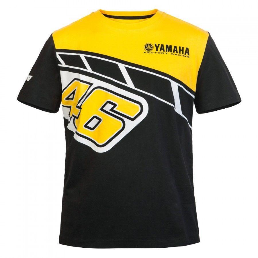 Baru Valentino Rossi VR46 Rossi Moto GP Pakaian Sepeda Motor Kapas Kasual Kaos Pendek (Warna: Abu-abu Tua/Ukuran: L)