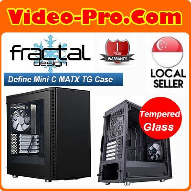 Buy Fractal Design Define Mini C Black Tg Tempered Glass Micro Atx Case Fd Ca Def