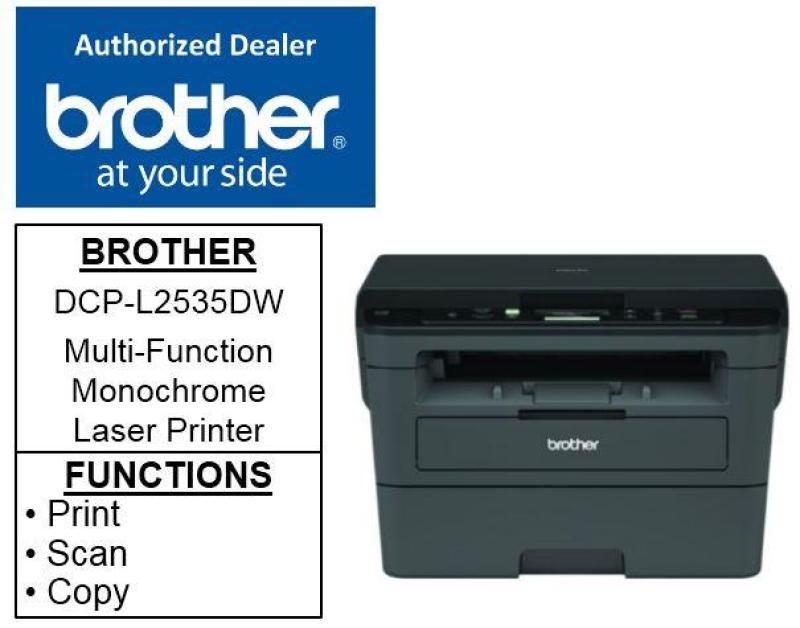 Brother DCP-L2535DW 3-In-1 Monochrome Laser Printer** Free $20 NTUC + 2 Yakun Voucher Till 13 Oct 18 ** DCP L2535DW Singapore