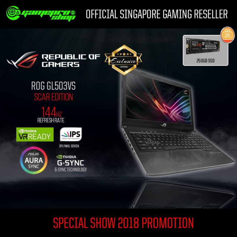ASUS ROG Strix SCAR GL503VS-EI100T- I7-7700HQ- GTX1070 8GB- 256G PCIe *GSS PROMO*