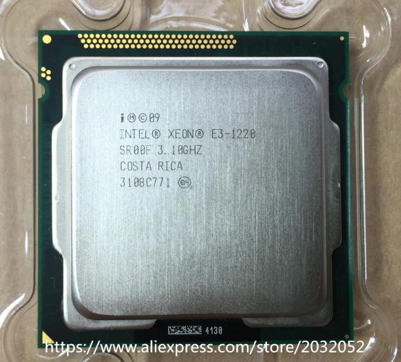 Bảng giá lntel Xeon E3 1220 E3 1220 3.1GHz 8MB 4 cores Socket 1155 5 GT sQuad Core Server CPU E3-1220 working 100% Phong Vũ
