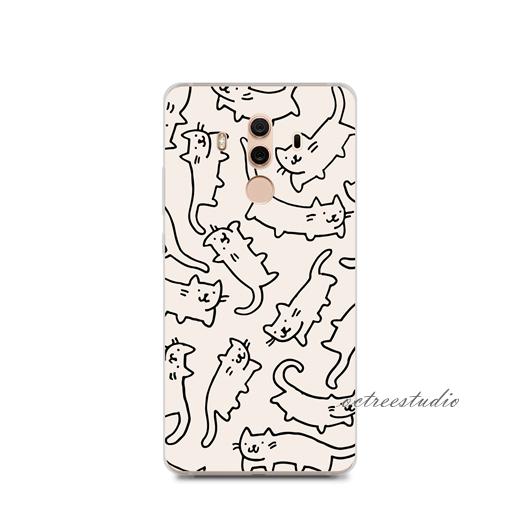 Kartun Imut Ukiran 3 dimensi Catmi HUAWEI1 mate10pro Casing HP soft P20 oppor9s/r11 vivox9