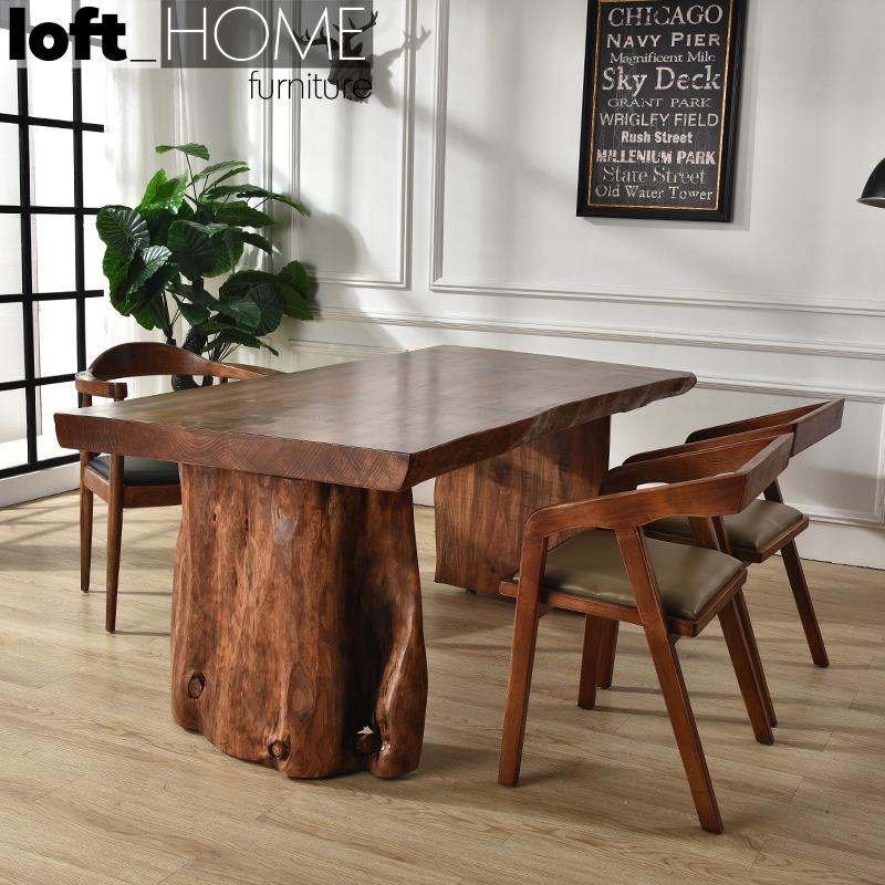 Dining Table – Whole Solid Wood / Solid Pine Wood / Customized Size and Colour