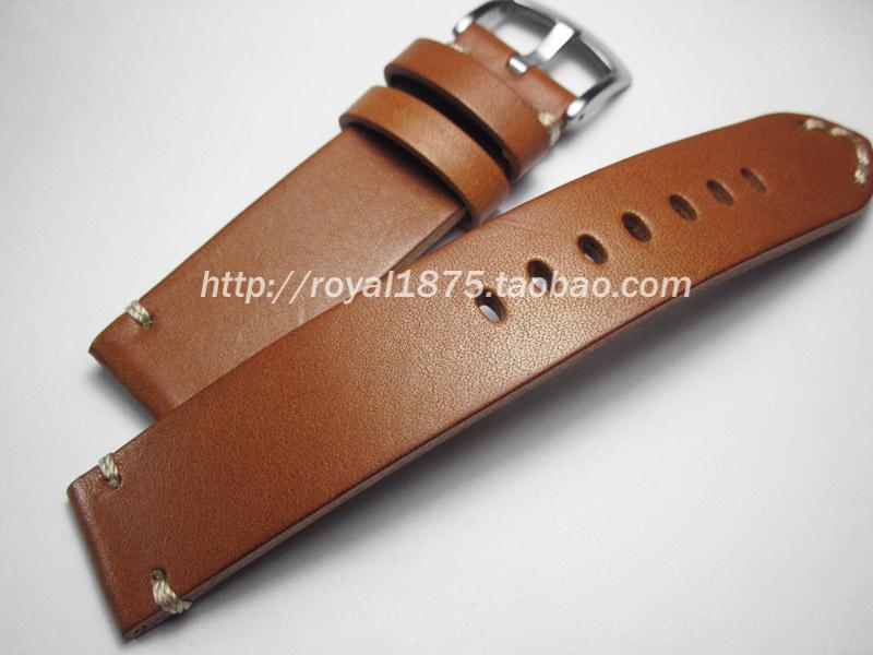 High Quality Handmade Outdoor Mountain Climbing Sports Watch 18mm19mm20mm21mm 22mm Italy Cowhide Leather Watch Strap Malaysia