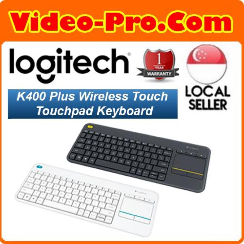 Logitech K400 PLUS Wireless Touch Keyboard with Built-In Touchpad 1 Year Local Warranty Singapore