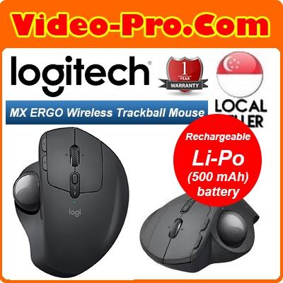 Logitech MX Ergo Advanced Wireless Trackball Mouse 910-005180 1 Year Local Warranty