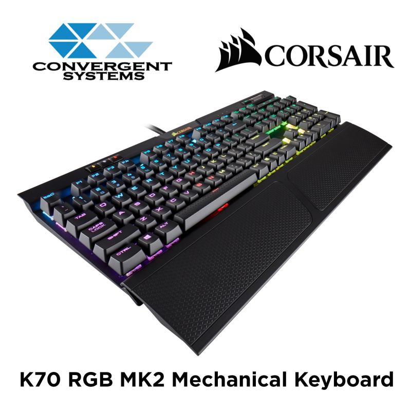 Corsair K70 RGB MK.2 Mechanical Gaming Keyboard - Cherry MX Blue RGB Singapore
