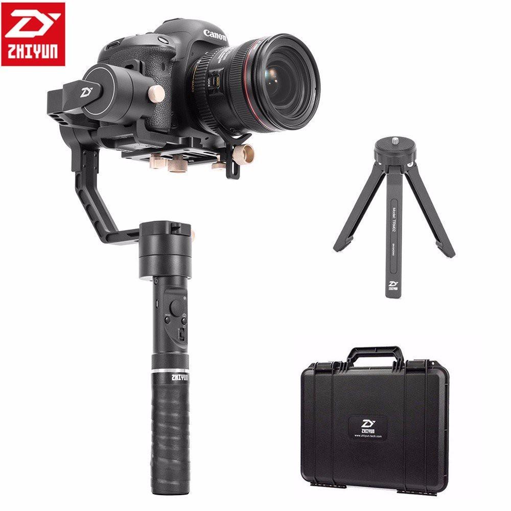 Zhiyun CRANE Ditambah 3 AXIS Handheld Stabilizer Gimbal Kamera Video DSLR Steadicam untuk Sony Canon 5D Kamera Mirrorless