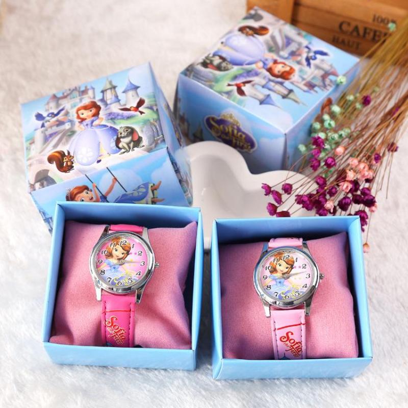 Factory direct boxed childrens watch wholesale custom Sofia boxed cartoon watch a generation Malaysia