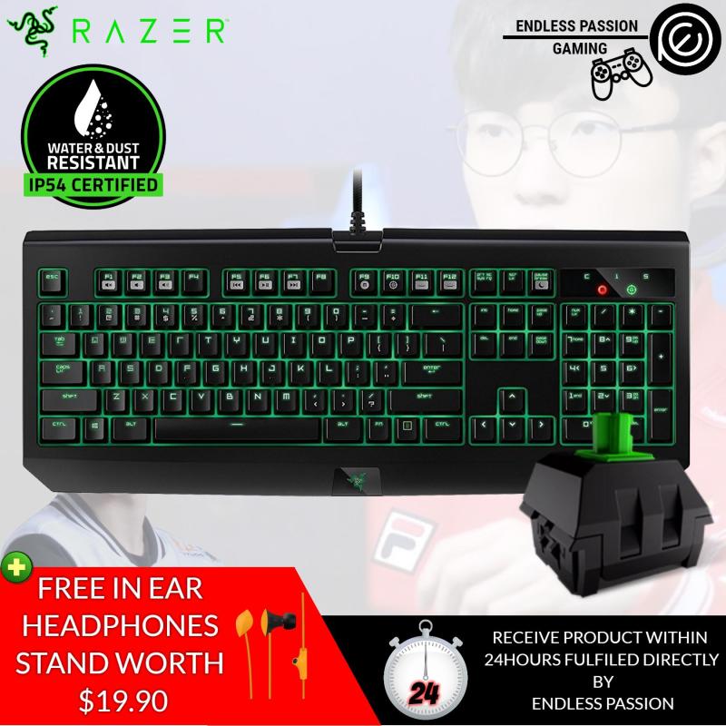 Razer Blackwidow Ultimate - Water and Dust Resistant - Fully Programmable - Tactile & Clicky Green Switches Singapore