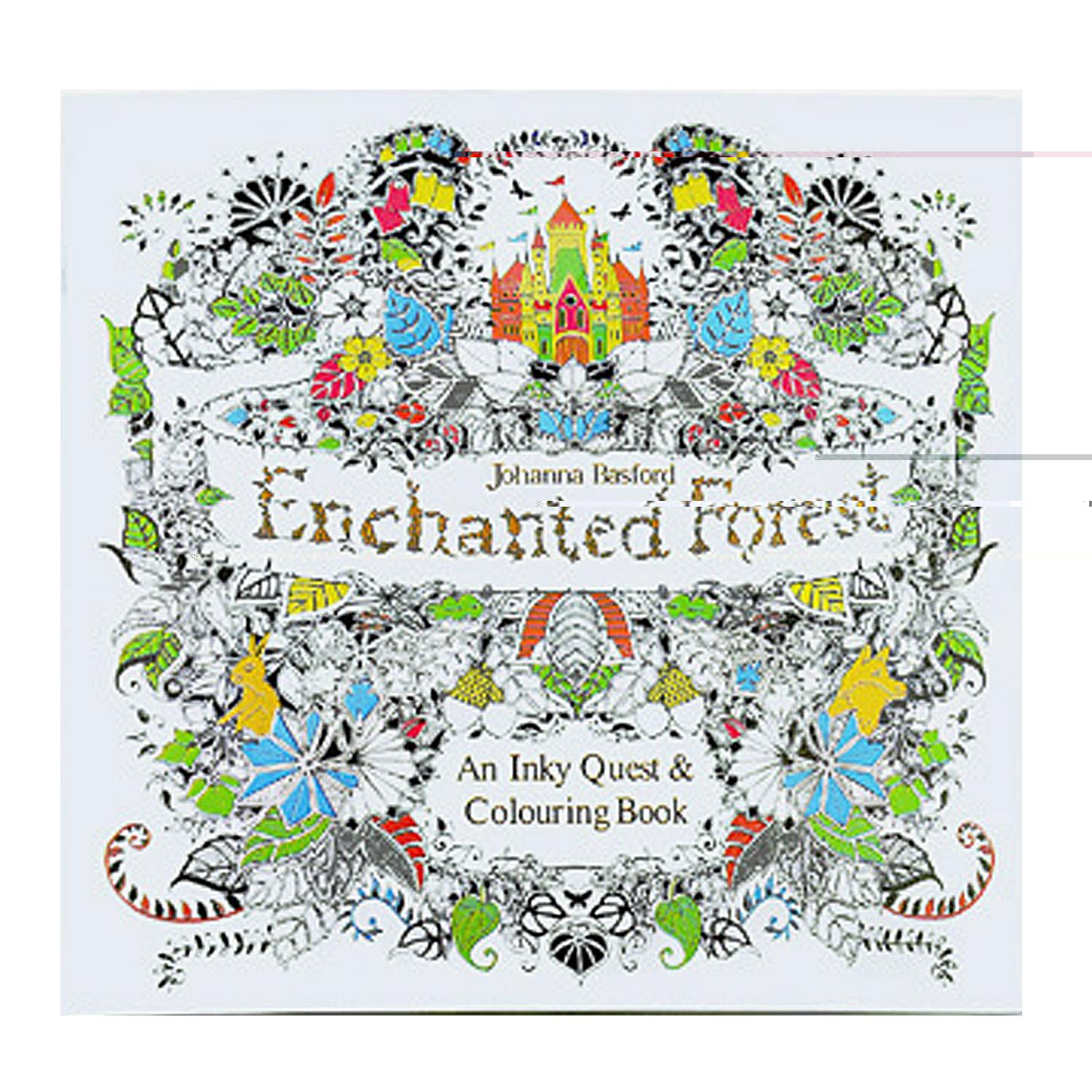 Painting Coloring Book Paper For Stress Relieving Meditation Relaxation Children Kids Boys Girls Adults