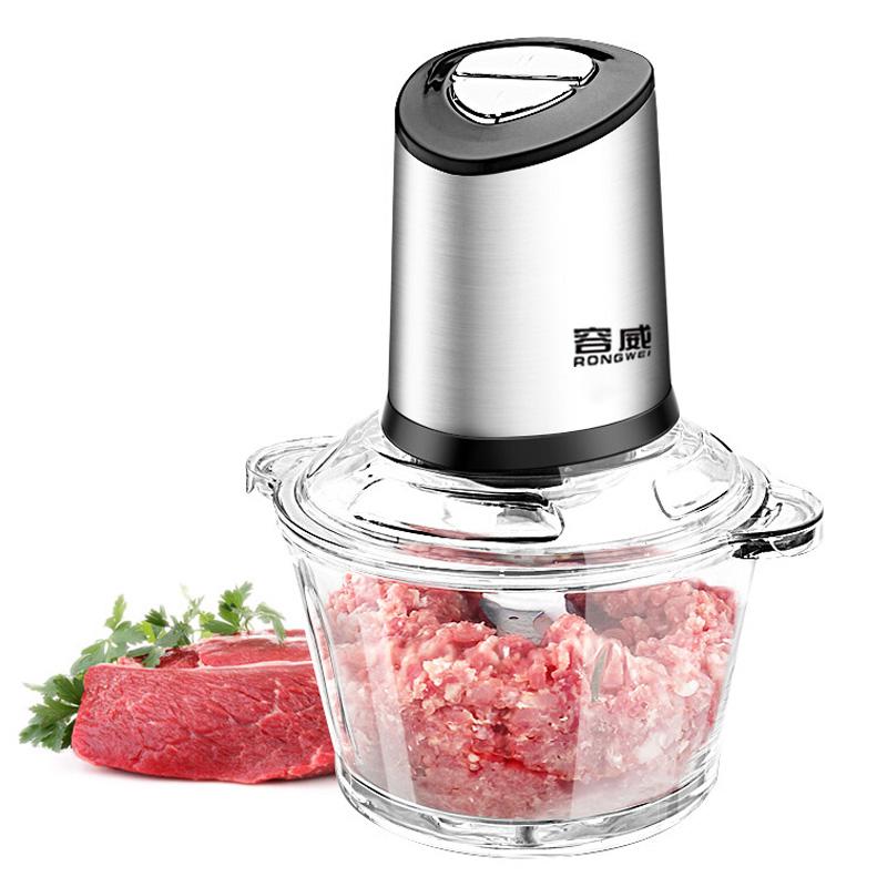 Rong wei womens Stainless steel Family Meat grinder Auxiliary food machine Stainless steel color