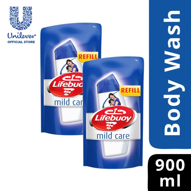 Buy Lifebuoy Mild Care Anti-Bacterial Body Wash Refill 900ml x2 Singapore