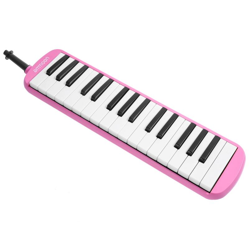 ammoon 32 Keys Melodica Pianica Piano Style Keyboard Harmonica Mouth Organ with Mouthpiece Cleaning Cloth Carry Case for Beginners Kids Musical Gift Malaysia