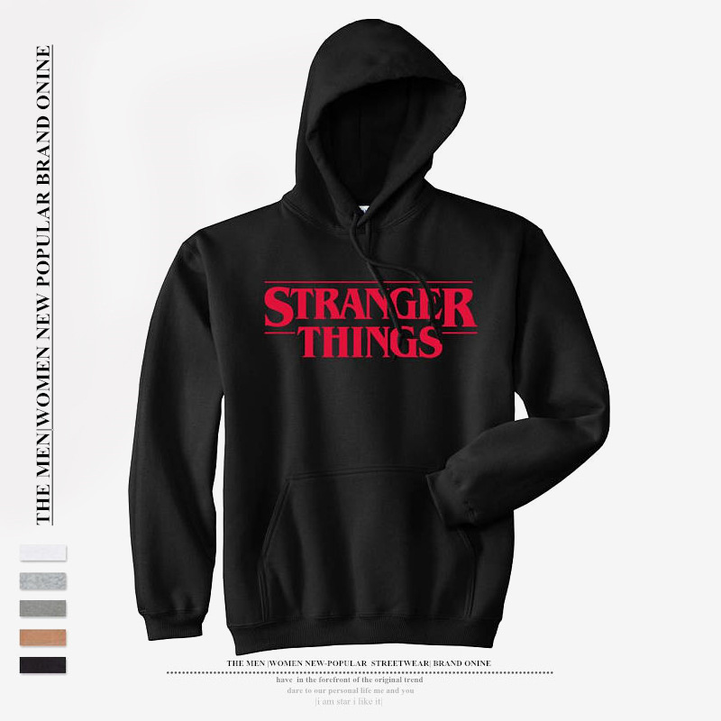 stranger things zip up hoodie