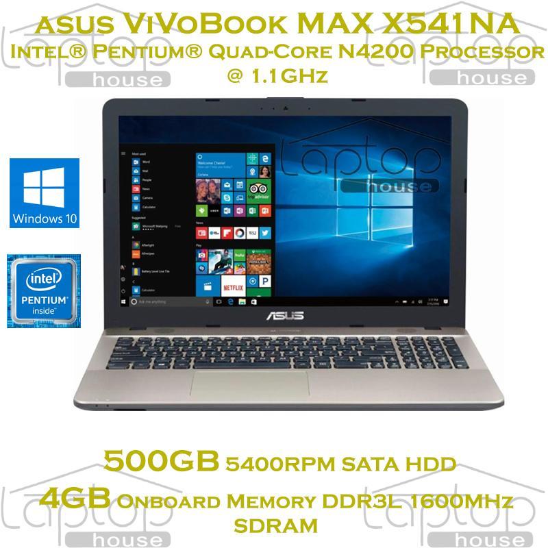 Brand New Sealed Asus Vivobook Max X541NA (Intel Pentium Quad-Core N4200/500GB HDD/ 4GB RAM)