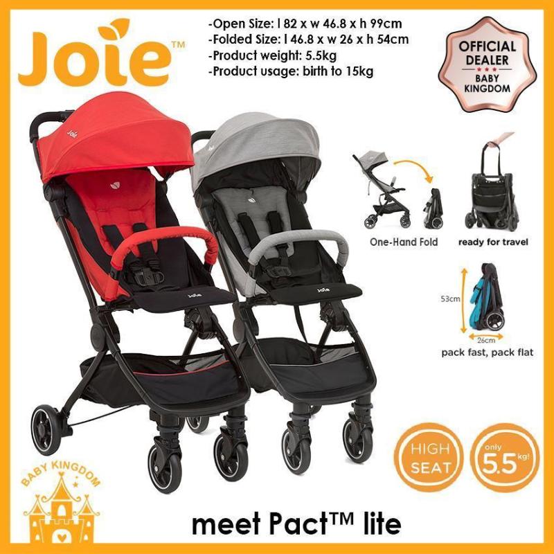 joie pact lite folded dimensions