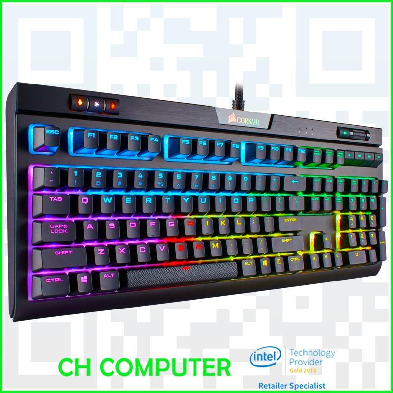 CORSAIR STRAFE RGB MK.2 Mechanical Gaming Keyboard - Cherry MX Red Singapore