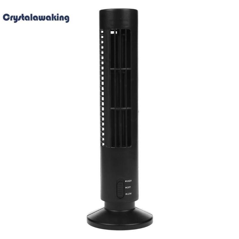 USB Vertical Bladeless Fan Mini Air Conditioner Fan Desk Cooling Tower Fan Singapore