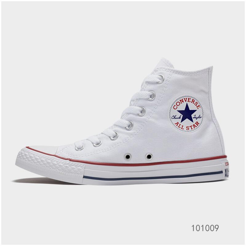 Converse Sepatu Kanvas Pergelangan Kaki Tinggi Musim Semi Sepatu Santai Model Pasangan