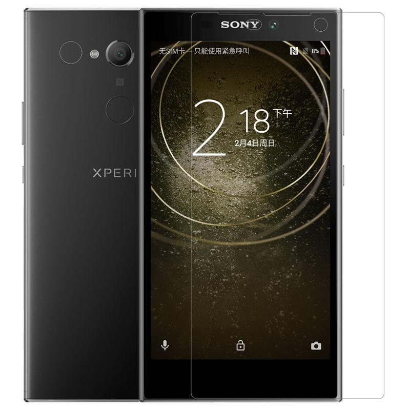 2 Pcs/lot NILLKIN Pelindung Layar Anti-Glare Film Pelindung untuk Sony Xperia L2 (Setelan Lengkap Versi)