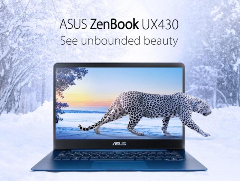 Asus zenBook 14 Ux430un-gv027t Ultra Thin & Light / i7-8550u 1.8GHZ /16GB Ram / 512GB ssd / Nvidia Graphic Mx150 2GB DDR5 / 14inc LED-Backlit Ultra Slim FULL HD 1920x1080 / 2years International Warranty